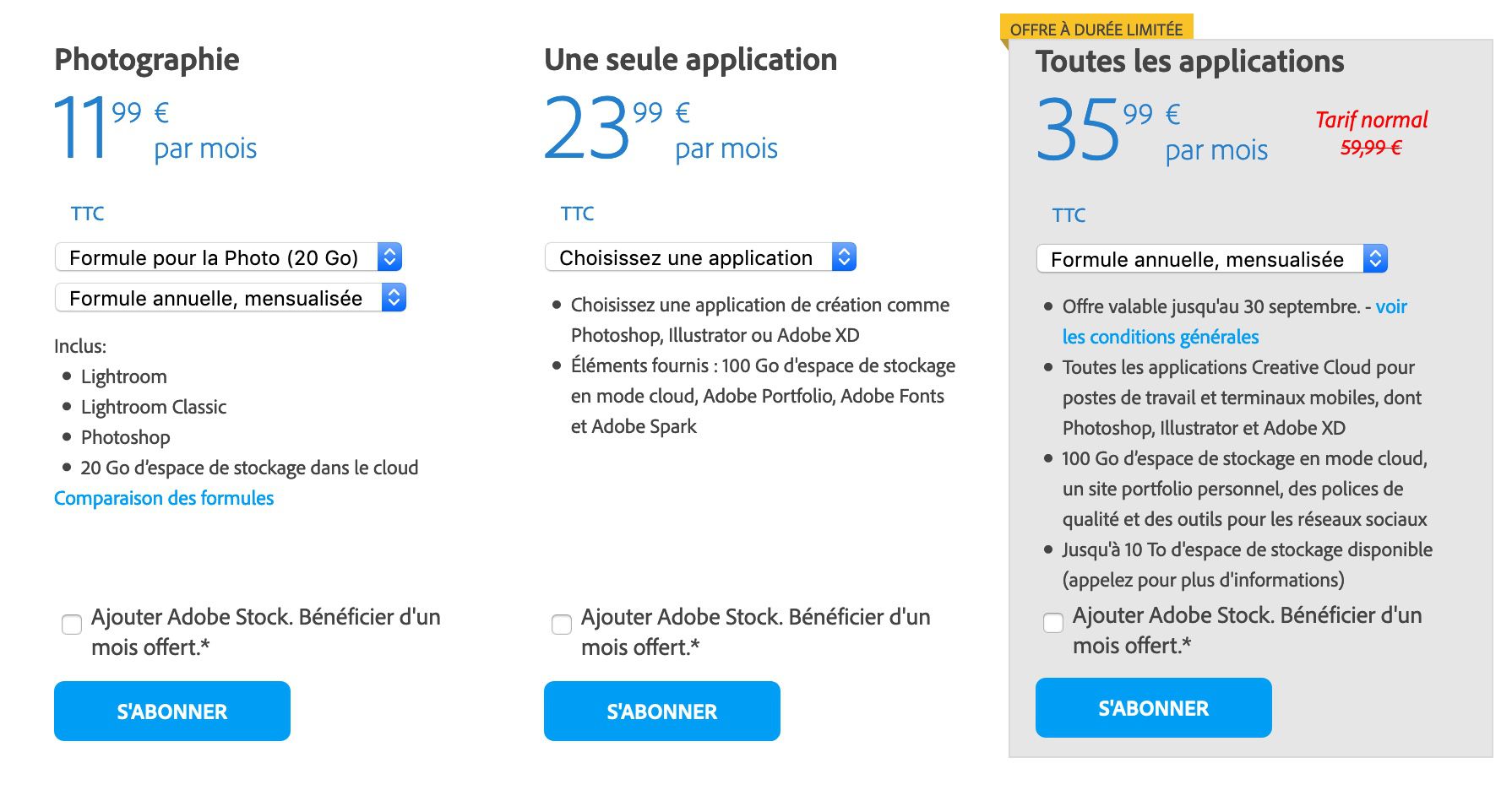 Le Creative Cloud Complet En Promo Mois Pour Les Nouveaux