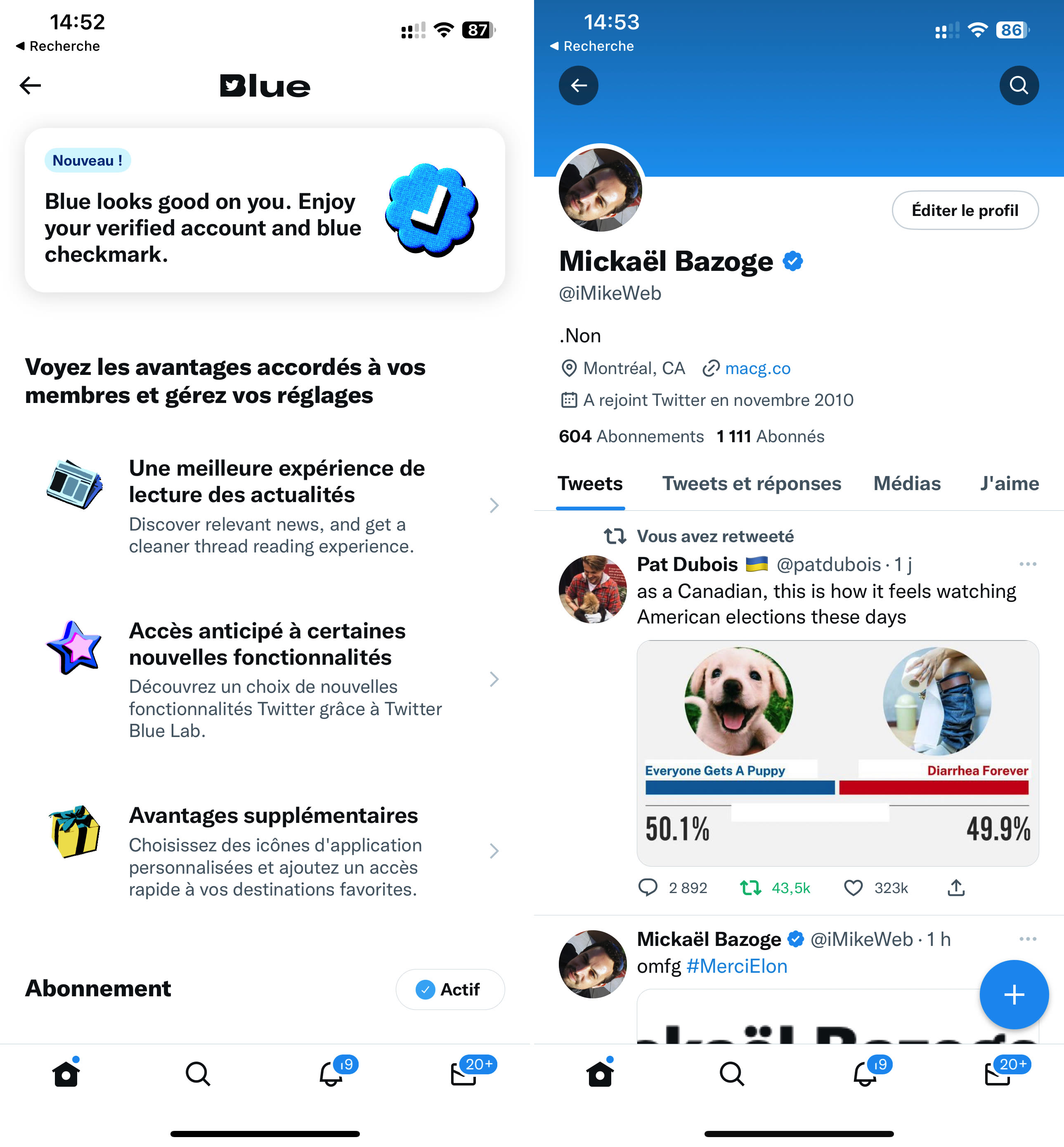 Twitter active la certification à 8 par mois iGeneration