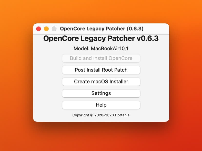 OpenCore Legacy Patcher des bugs gênants corrigés sur macOS 13 3