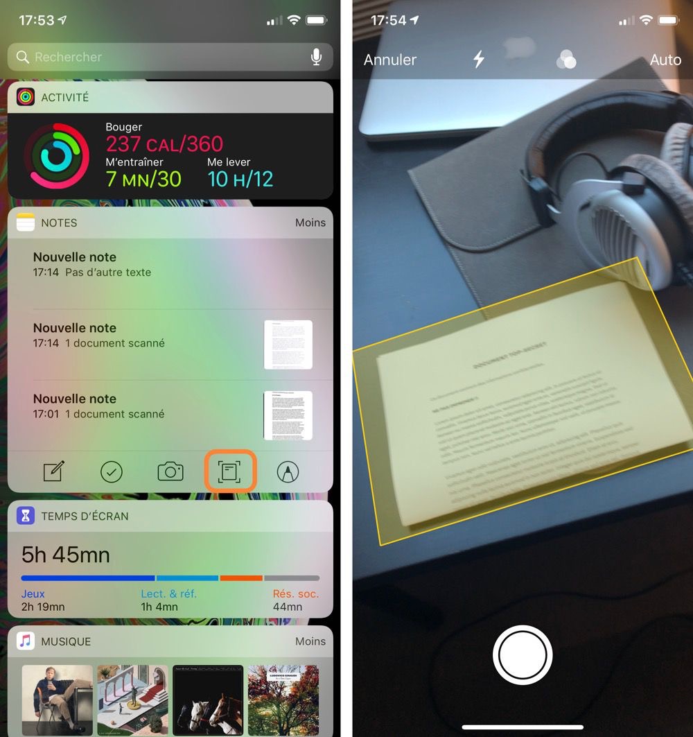 Astuce Ios 12 Scanner Plus Rapidement Un Document Avec Notes