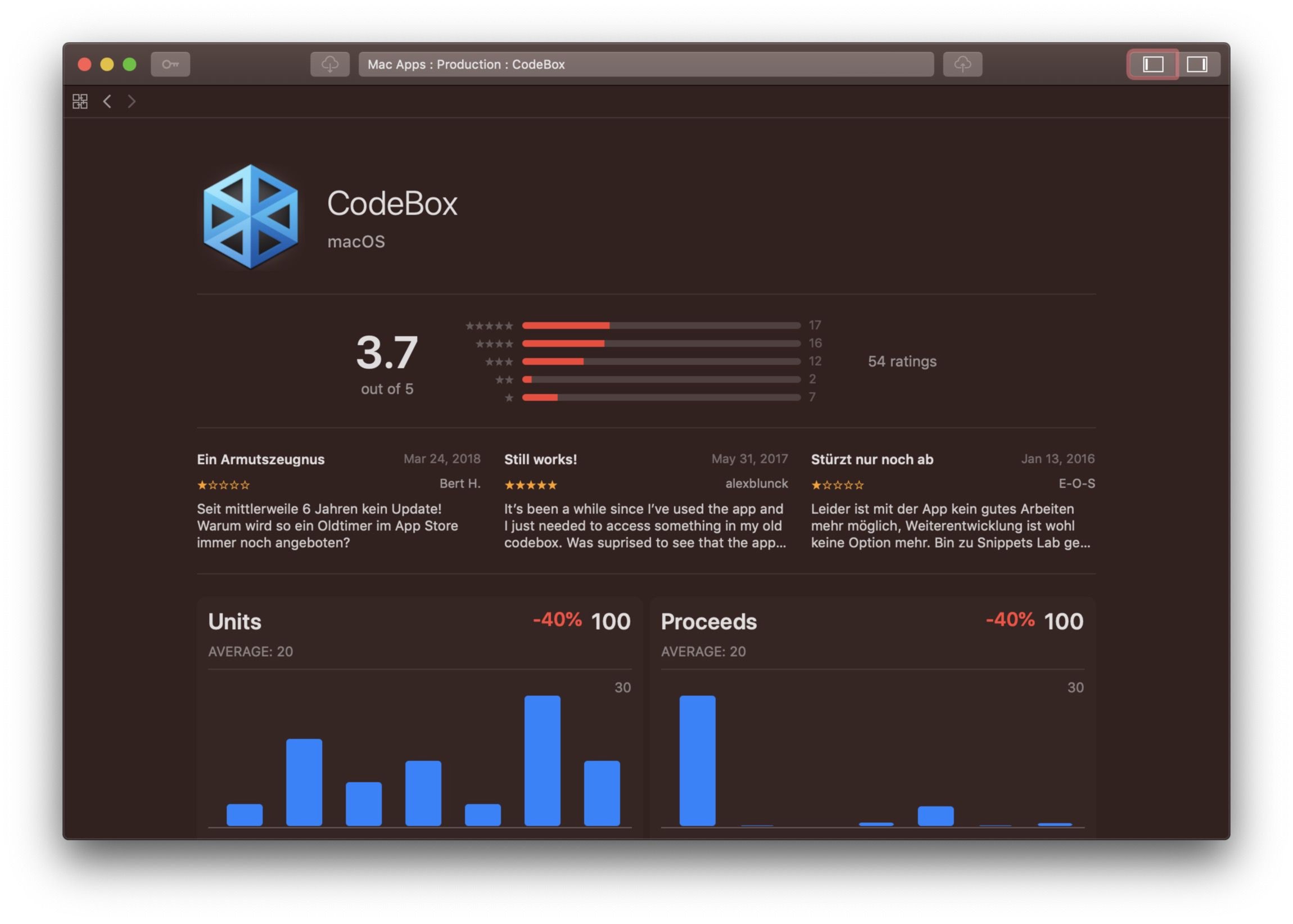 Native Connect NativeConnect, une app pour utiliser plus facilement App Store Connect ...