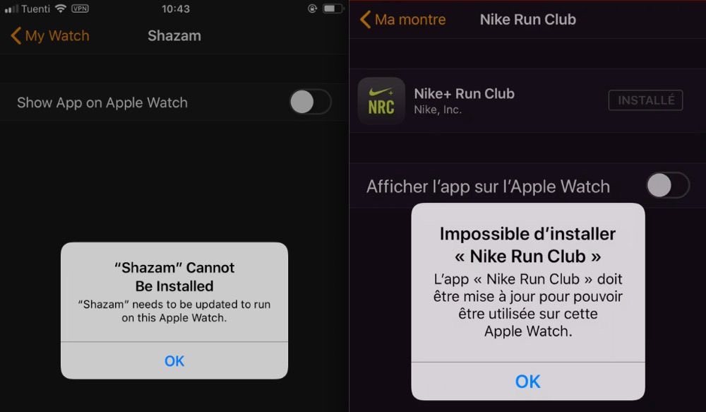 Install nike run 2024 club on apple watch