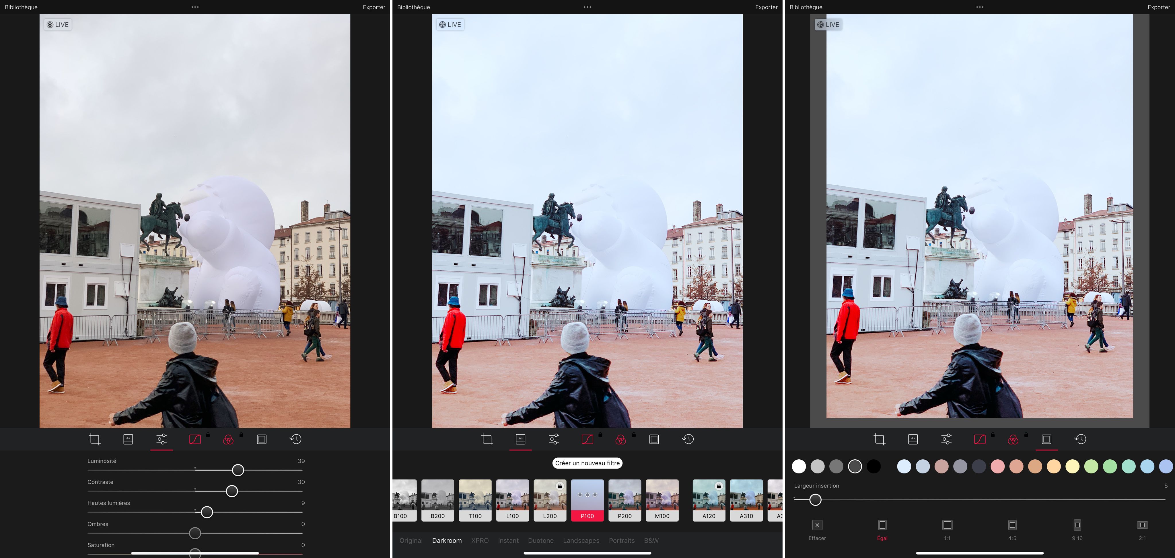 Darkroom est arrivé trop précipitamment sur iPad iGeneration