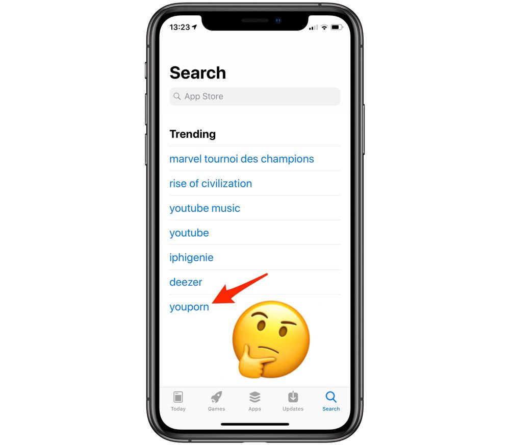 Pas la peine de chercher lapplication YouPorn sur lApp Store iGeneration image