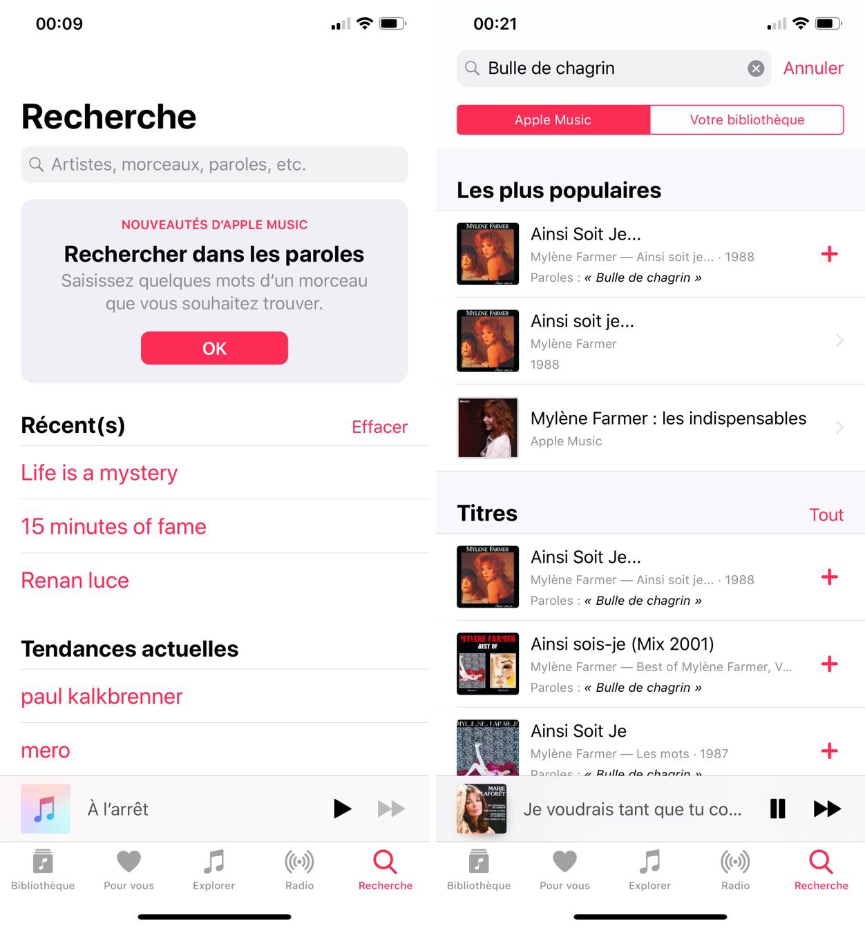 Application Qui Reconnait Les Chansons Fredonnées Suisse : la recherche dans les paroles est arrivée dans Apple Music