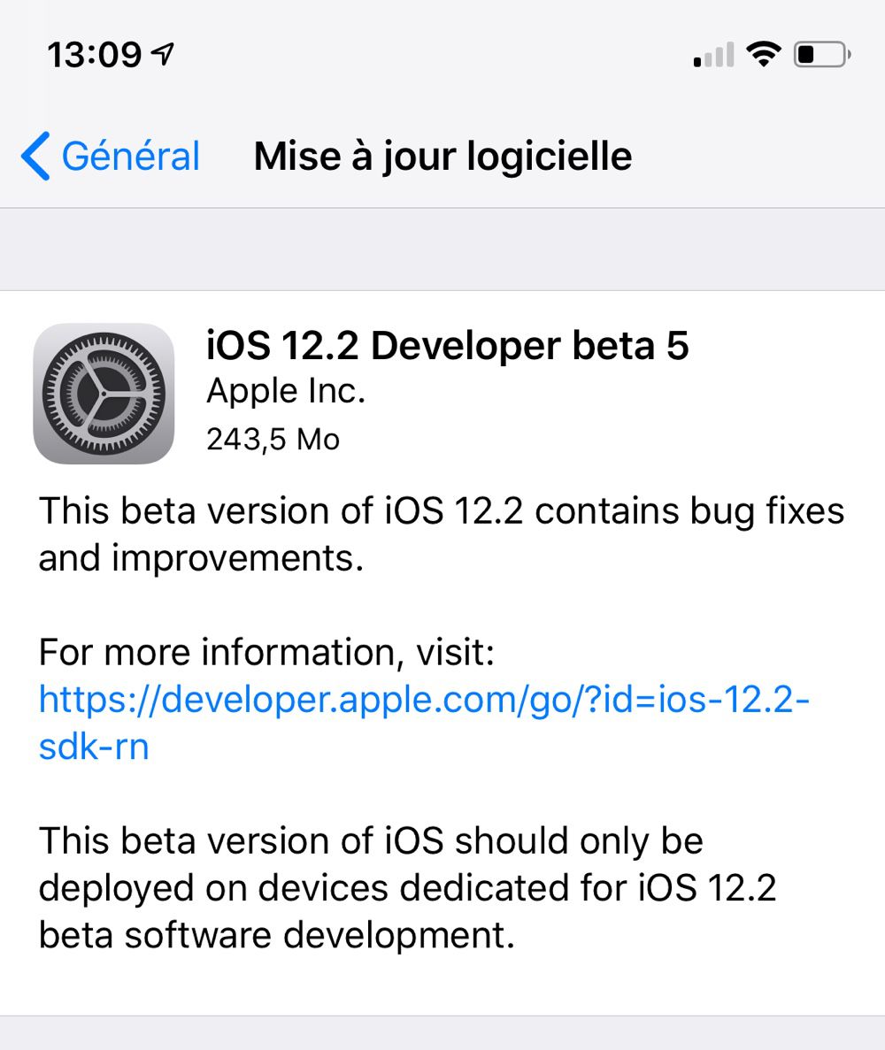iOS 12.2, tvOS 12.2, watchOS 5.2 : la bêta 5 est de sortie Mg-4ac93a5c-7412-4121-a373-w1000h1187-sc