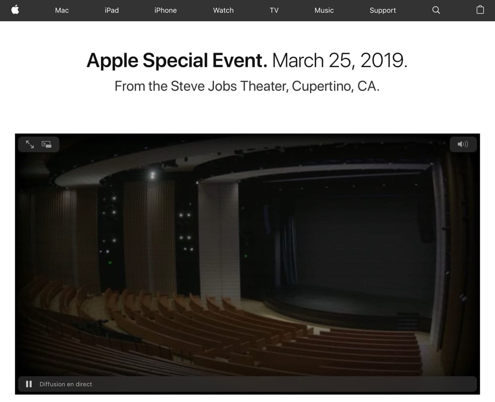 Apple diffuse déjà le special event, ou presque