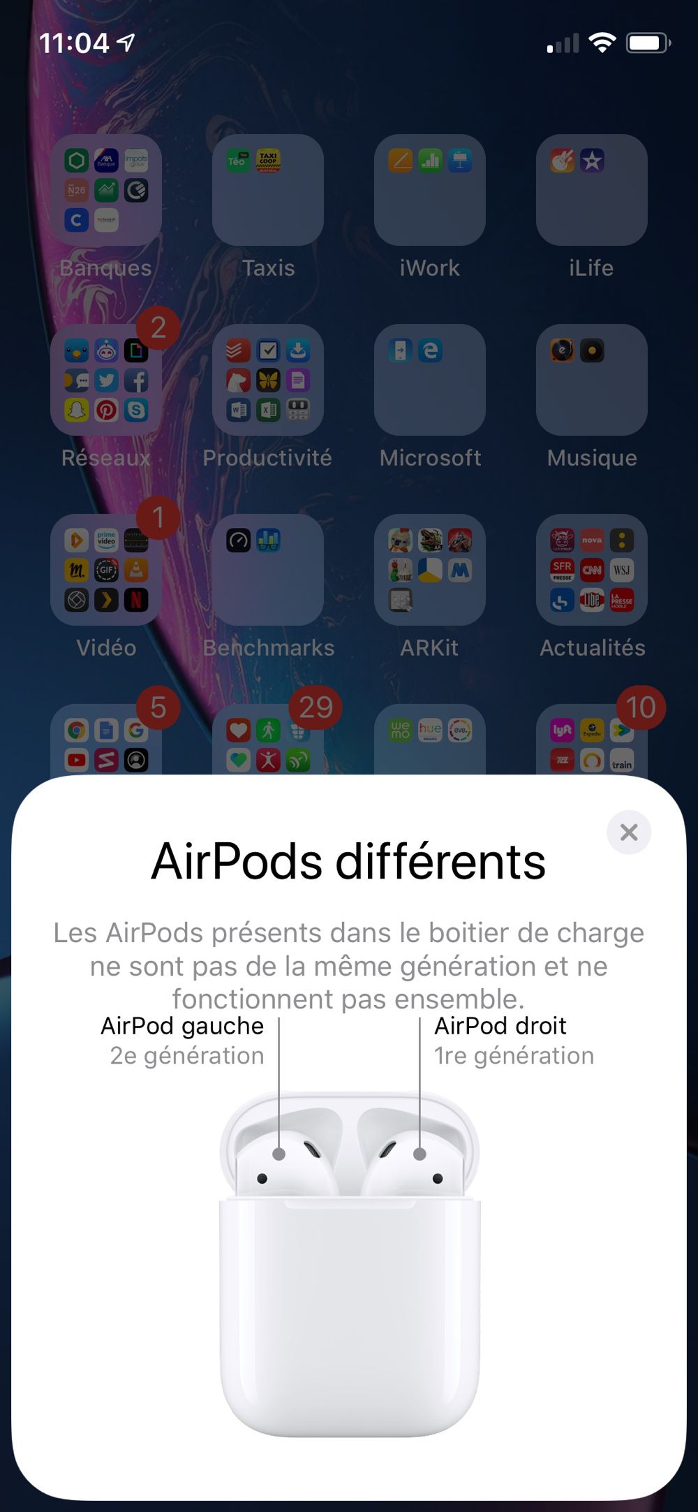 Les 2 générations d'AirPods ne peuvent se charger dans un même boîtier -  Belgium iPhone