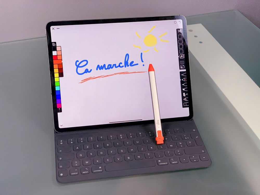 Le Crayon de Logitech compatible avec les iPad Pro 2018 et un peu