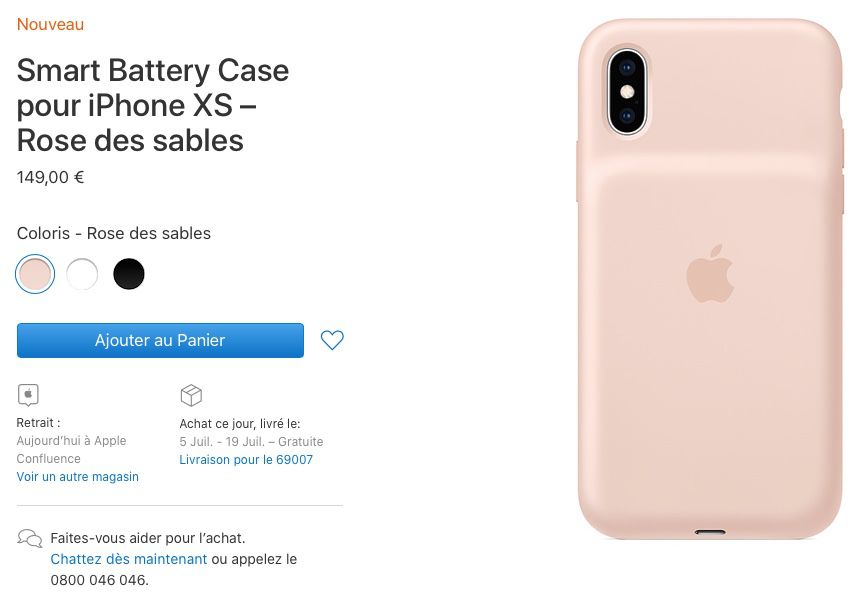 coque iphone xs rose des sables