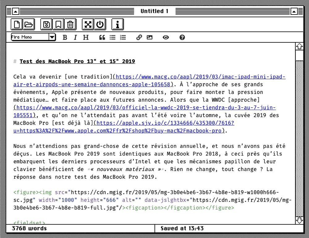 HelloEdit : écris en Markdown comme en 1984