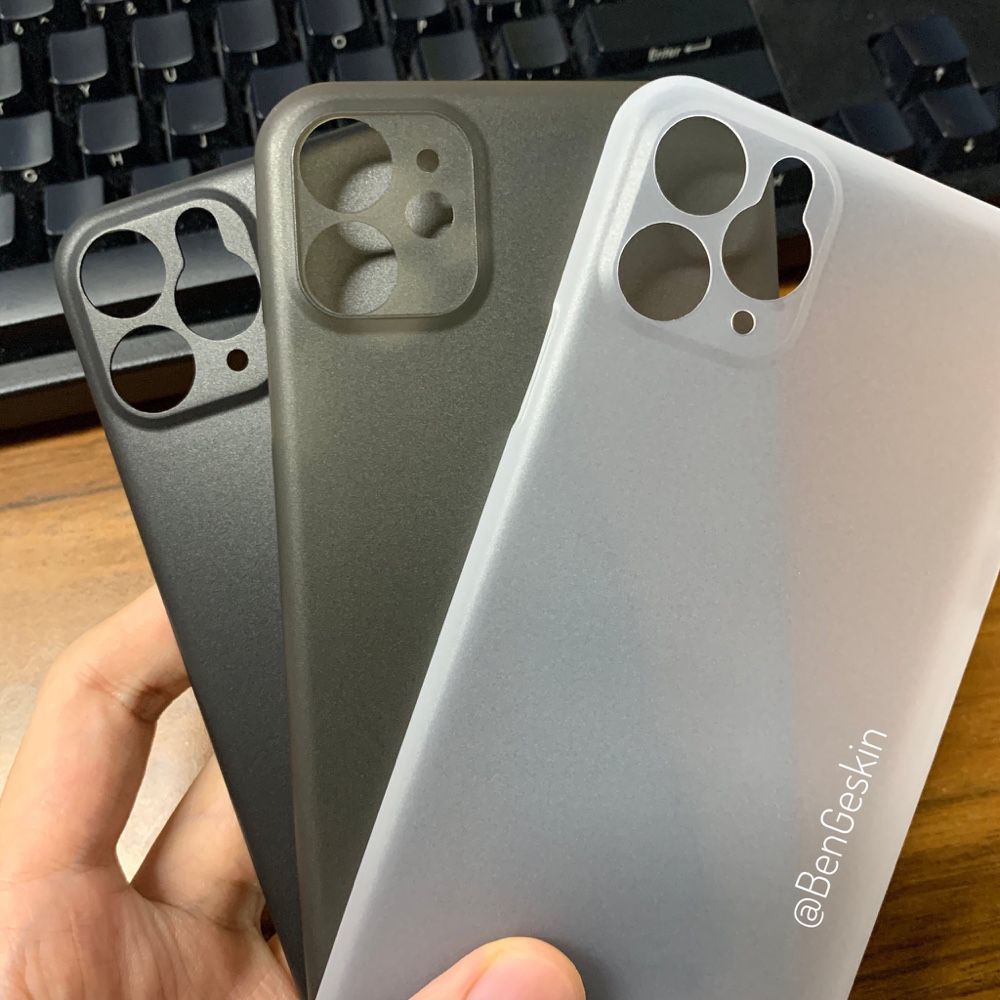 Ces étuis en silicone confirment le design des iPhone 2019