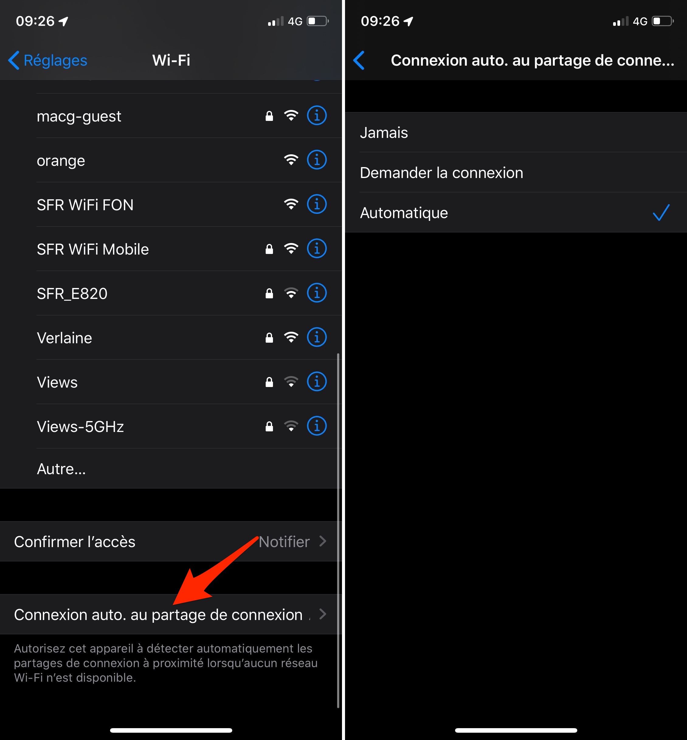 Entre iPhone et iPad, le partage de connexion est plus solide avec iOS 13 iGeneration