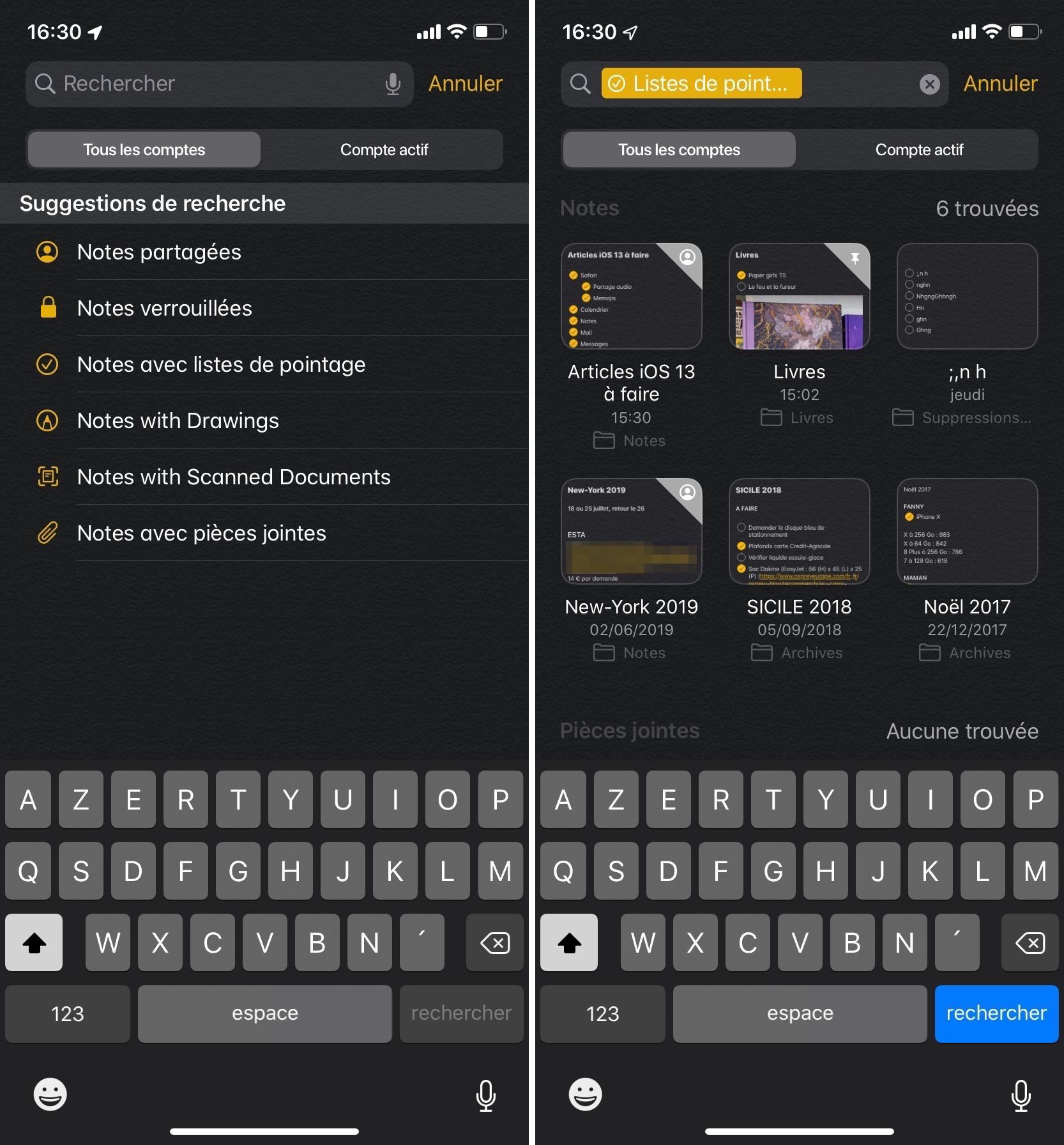 iOS 13 : toutes les nouveautés dans Notes - iGeneration