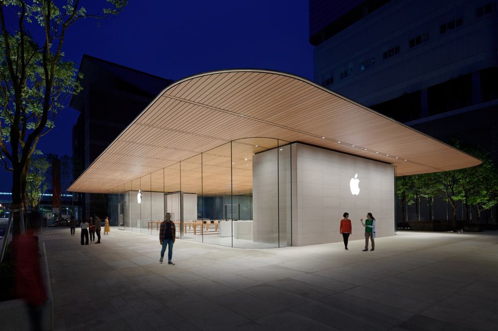 Apple présente Xinyi A13, sa nouvelle boutique taïwanaise