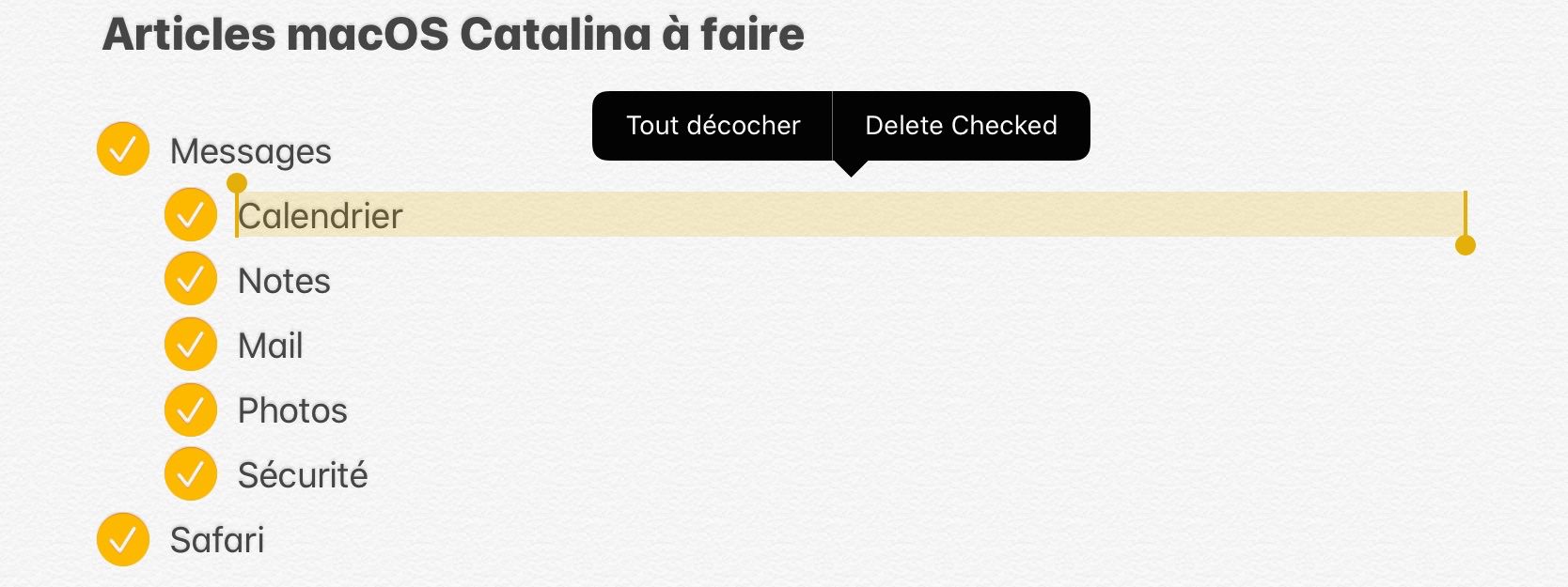 iOS 13 : toutes les nouveautés dans Notes - iGeneration