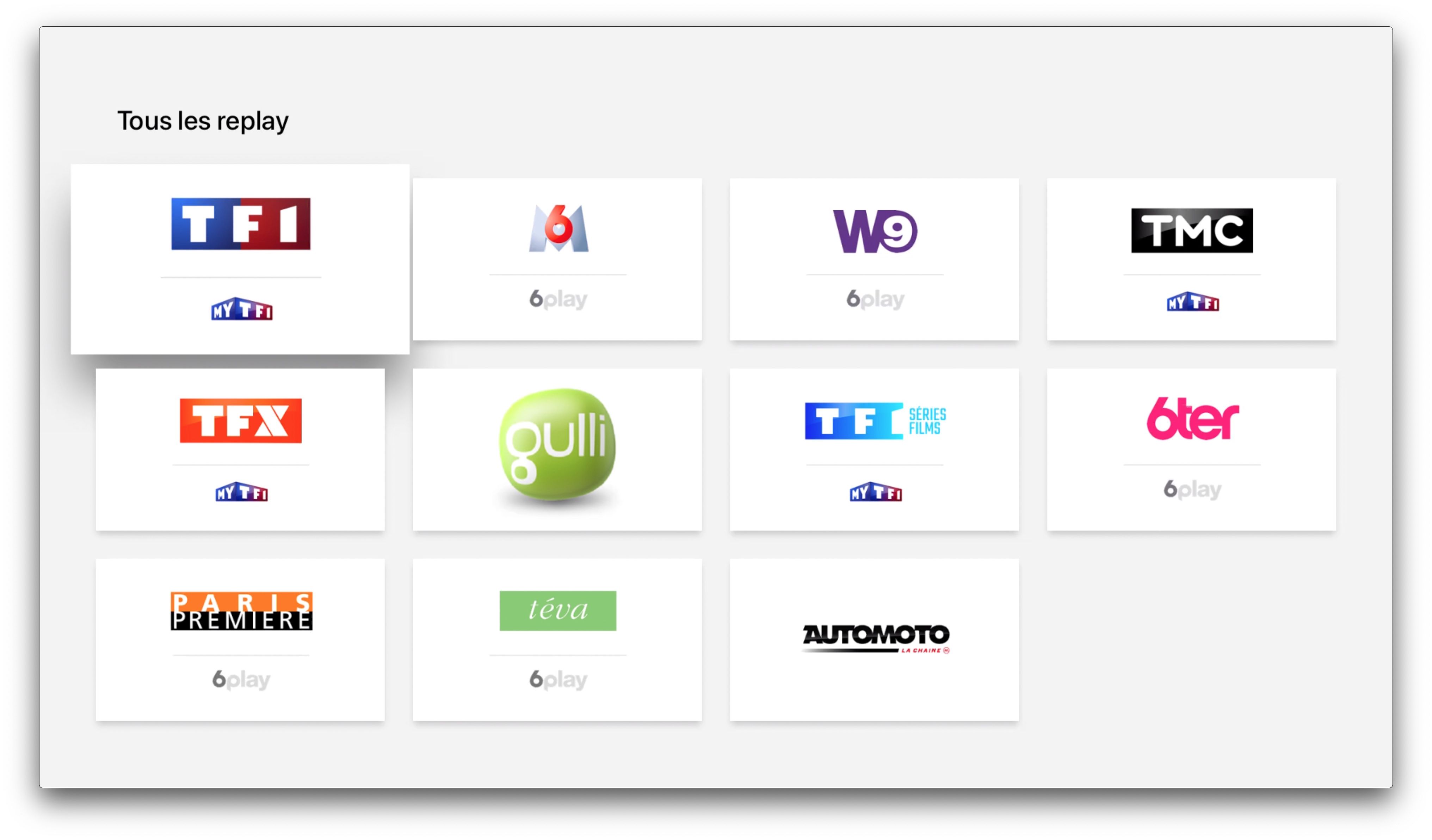 Apple TV : L'app B.tv De Bouygues Dispose Du Replay - IGeneration