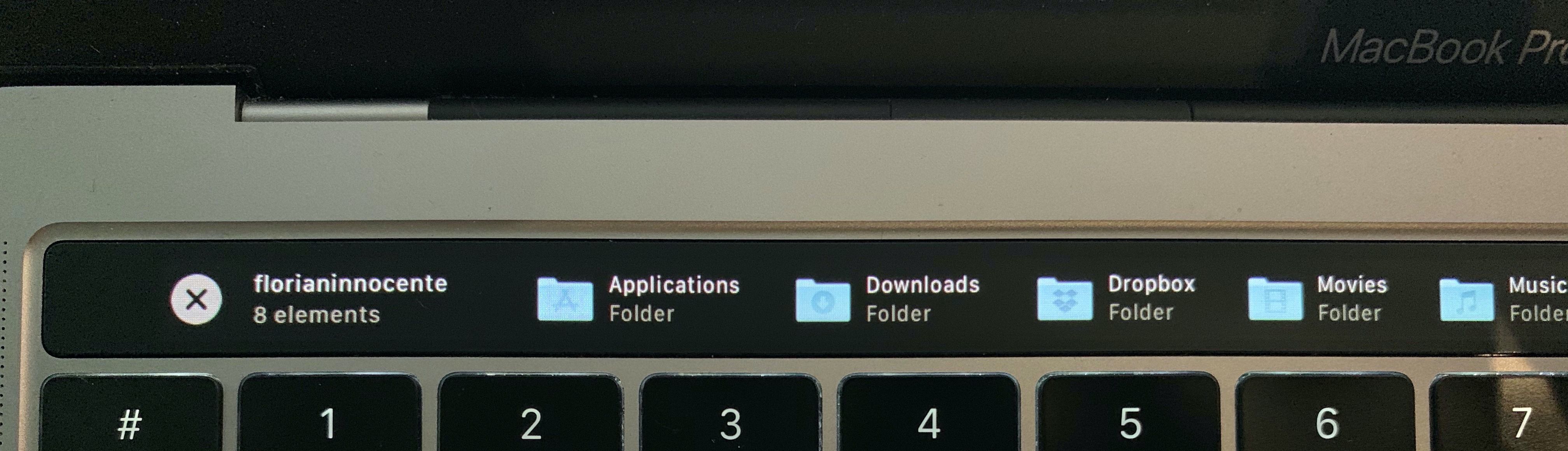 pock touch bar