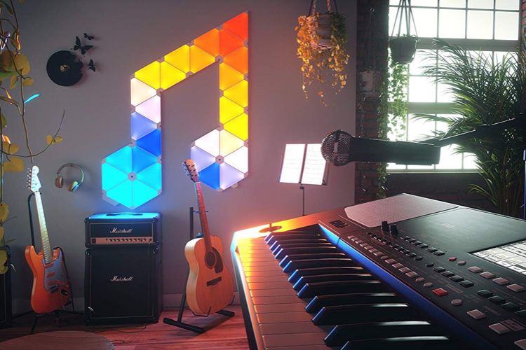 Prime Day Nanoleaf : le kit Rhythm avec 9 triangles à 139,9 €, la télécommande à 44,9 €