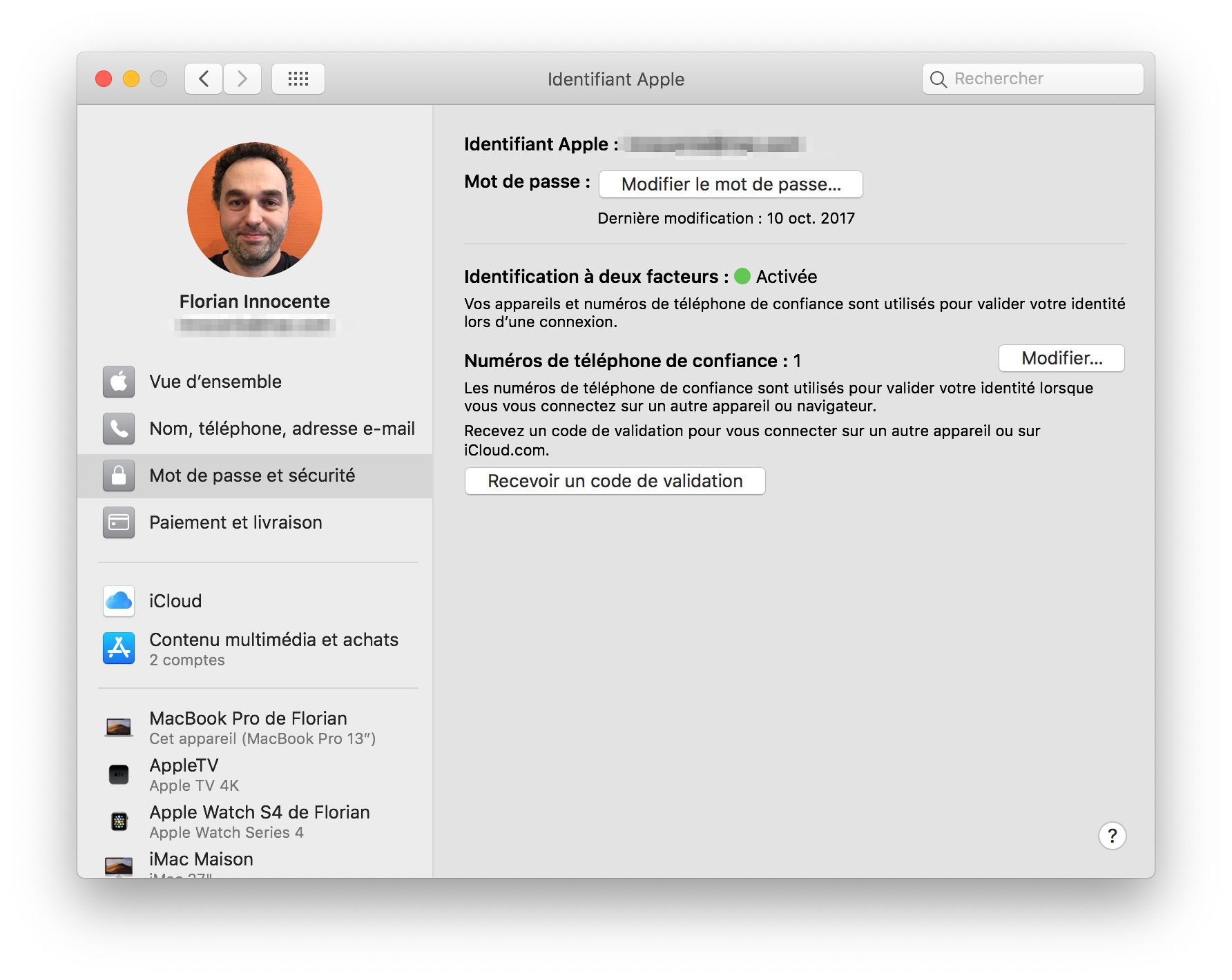 Changer Mot De Passe Dans Mail Mac macOS Catalina : ce qui change dans les réglages Identifiant Apple et