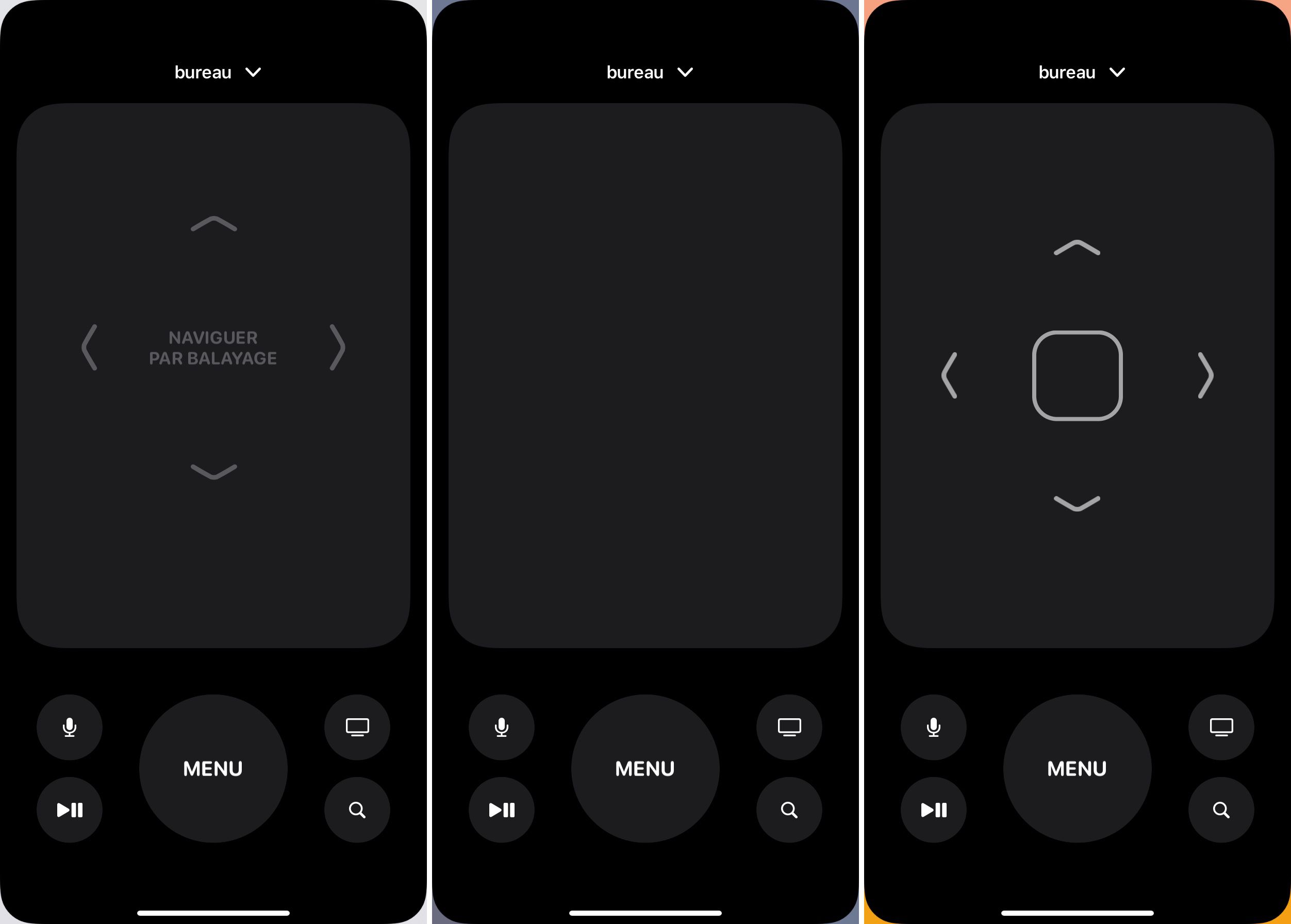 Icone Apple Tv N Apparait Pas Astuce : des boutons pour la télécommande virtuelle de l'Apple TV