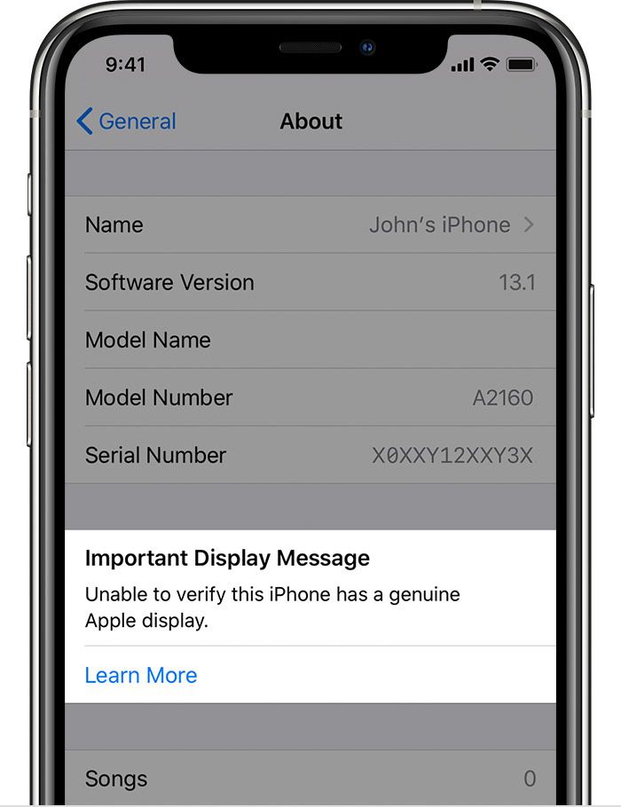 iPhone 11 et 11 Pro : une alerte en cas de remplacement d'écran