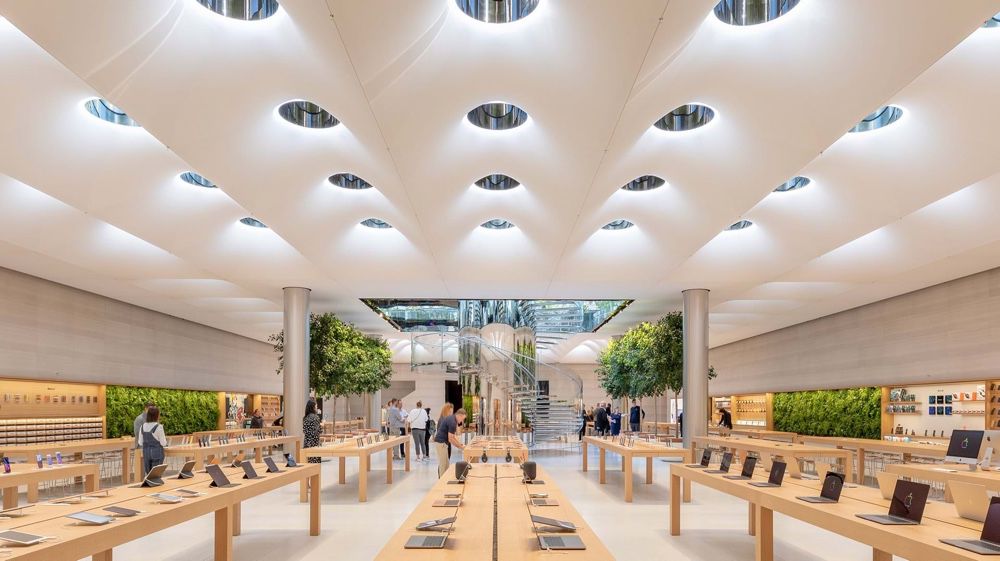 L'Apple Store « Cube » de New York s'est refait une beauté