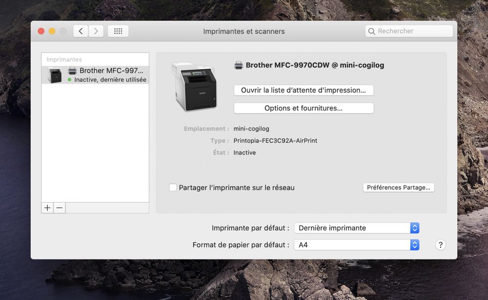 brother printer drivers for mac sierra