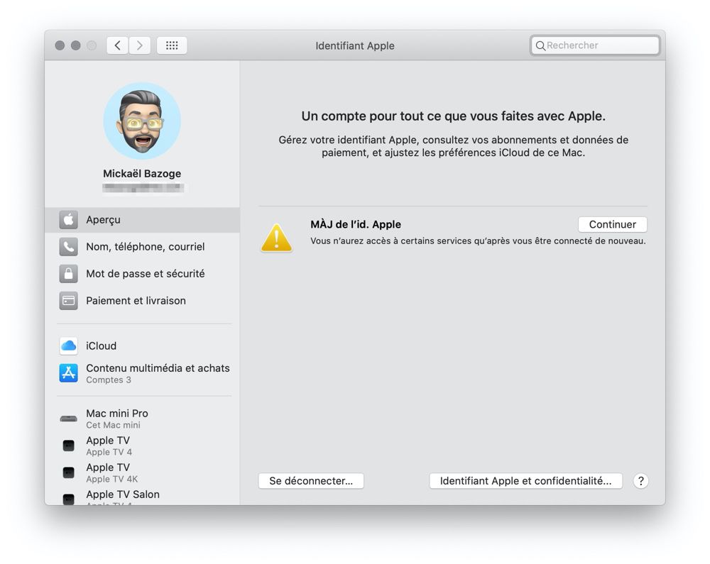 Comment obtenir son code identifiant apple