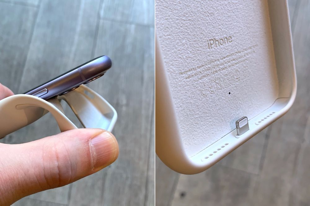 Blanc pour iPhone 11 Apple Smart Battery Case avec charge sans fil 