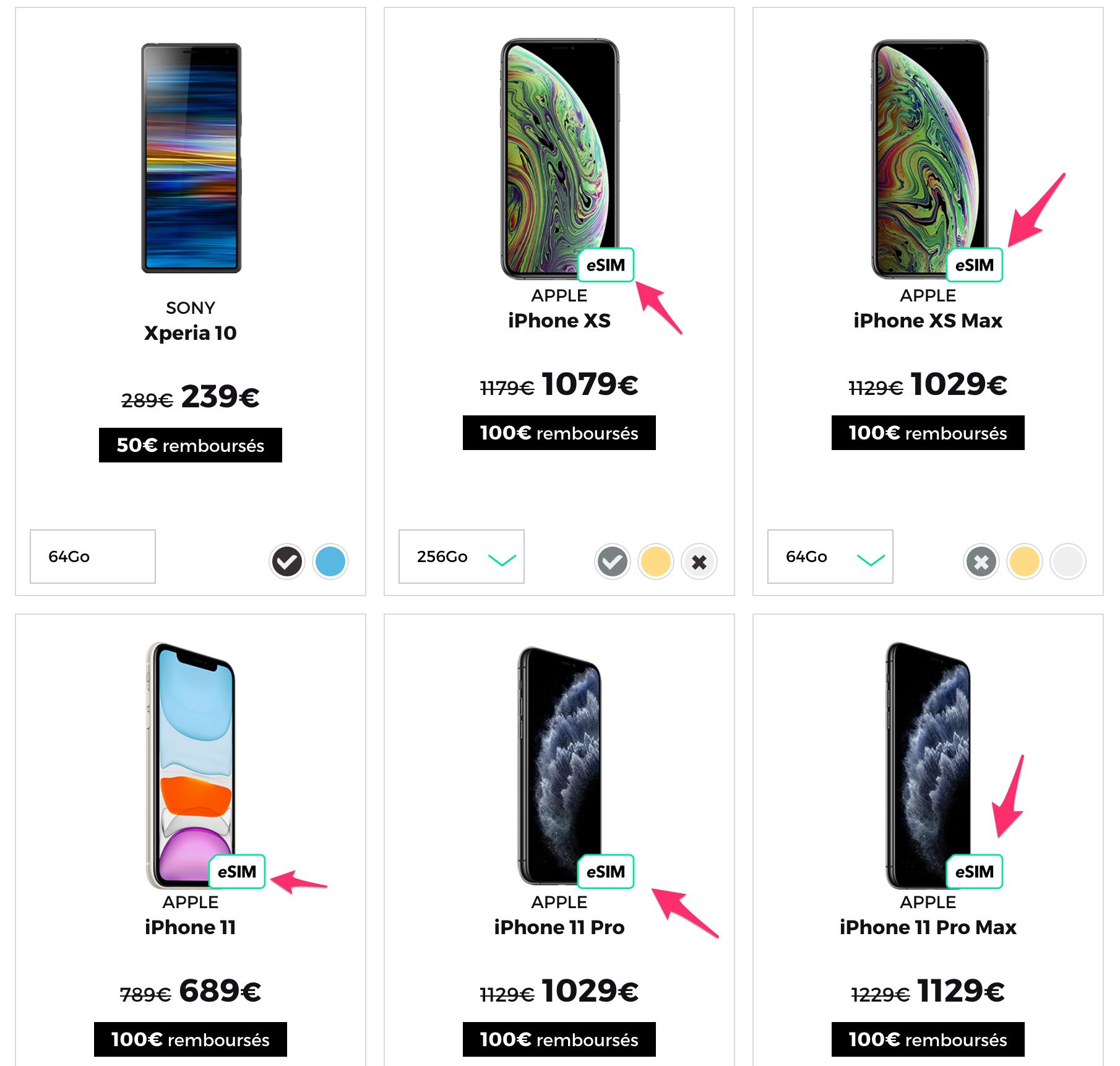 iphone xr compatible esim