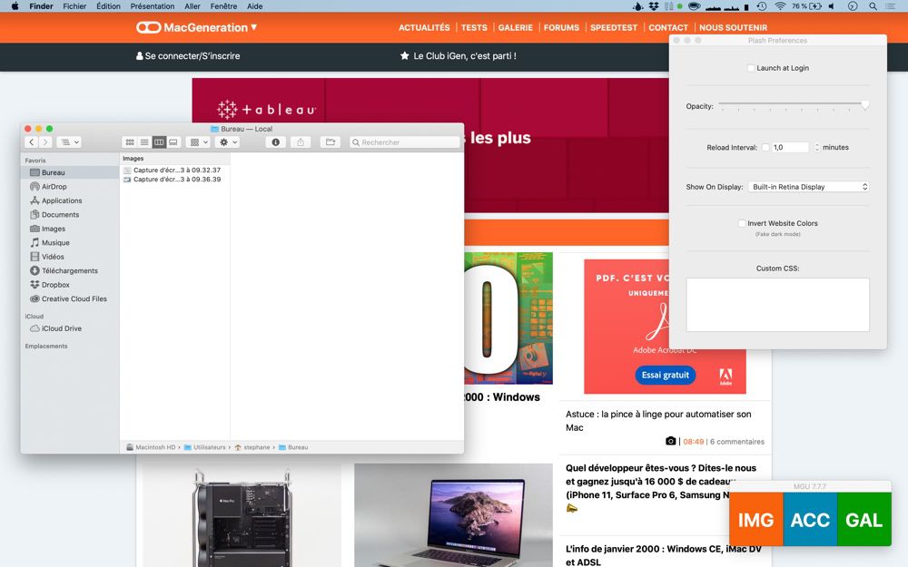 Votre Site Préféré En Fond Décran Sur Votre Mac Grâce à