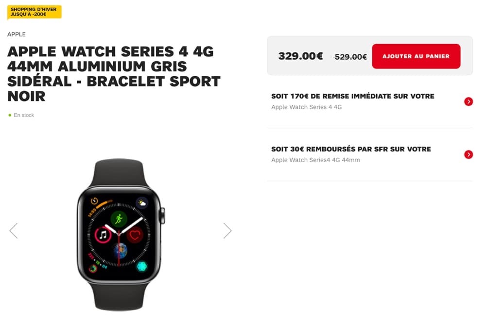 Apple watch discount serie 4 sortie