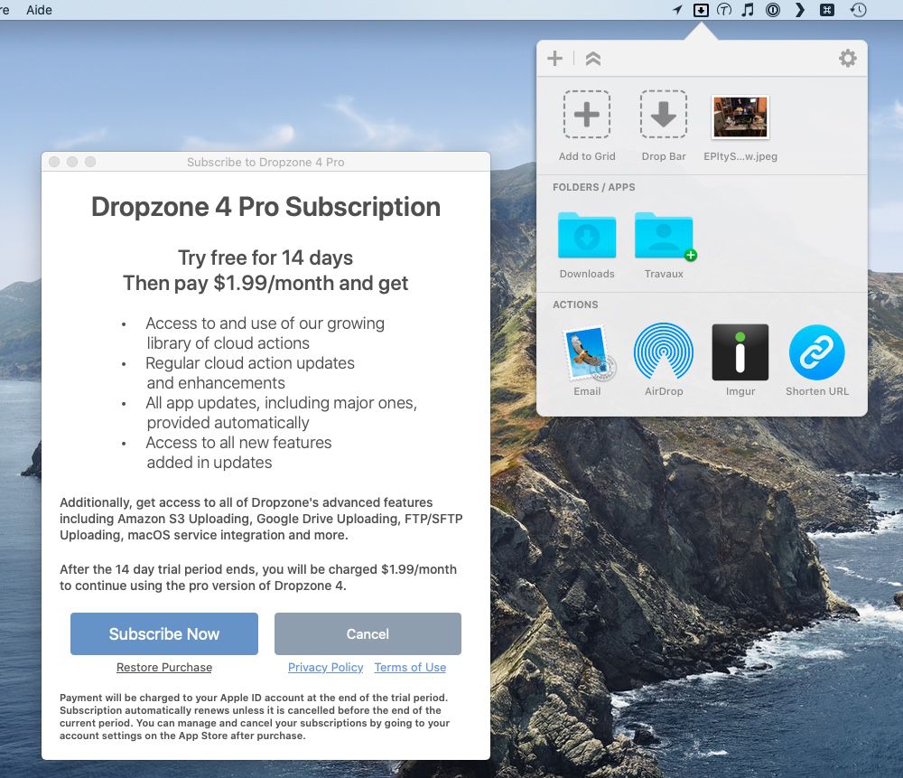 instal the last version for mac Dropzone 4