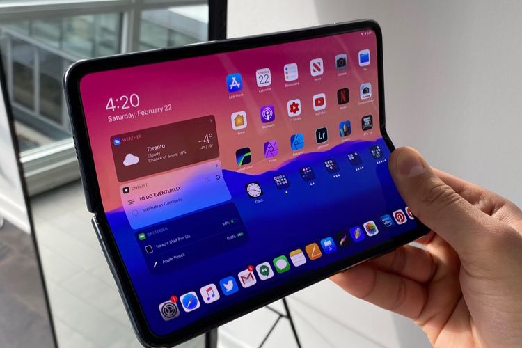 Et si l'iPad pliant ressemblait à ça ?