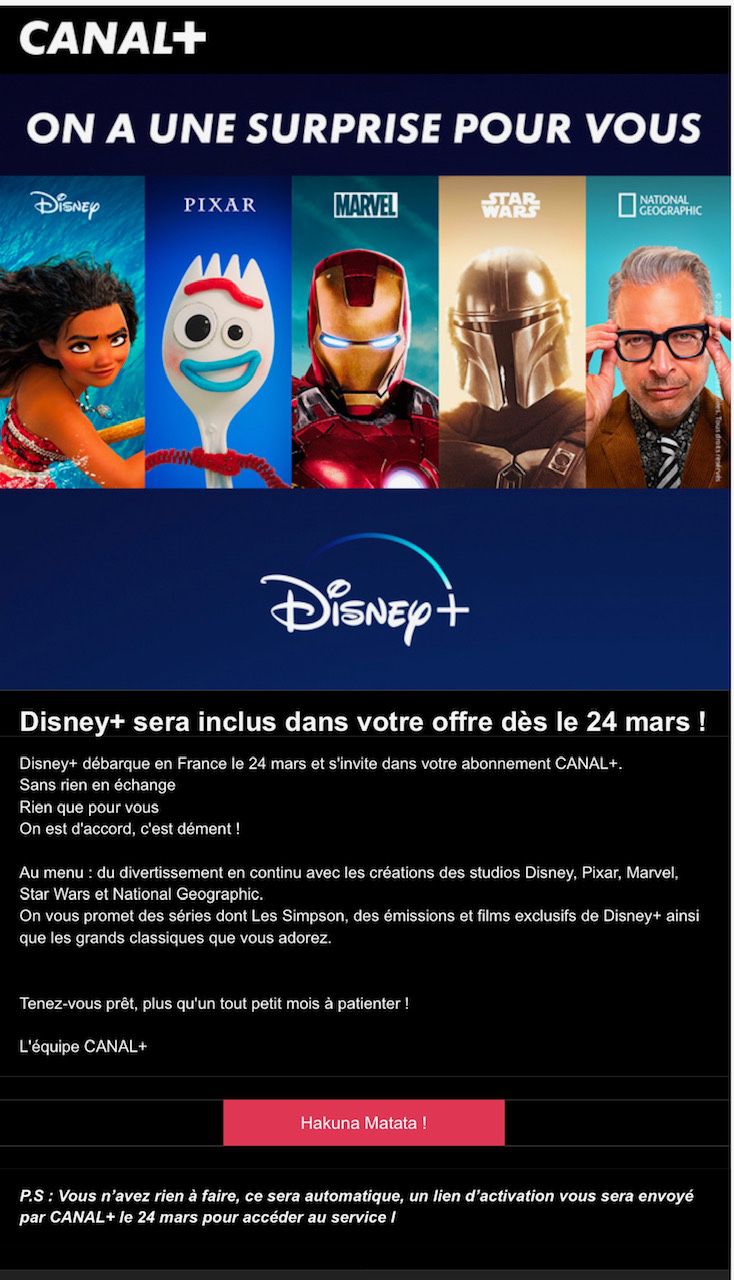 Carte cadeau Disney+ : Tout le catalogue de Disney offert pendant 1 an - Le  Parisien
