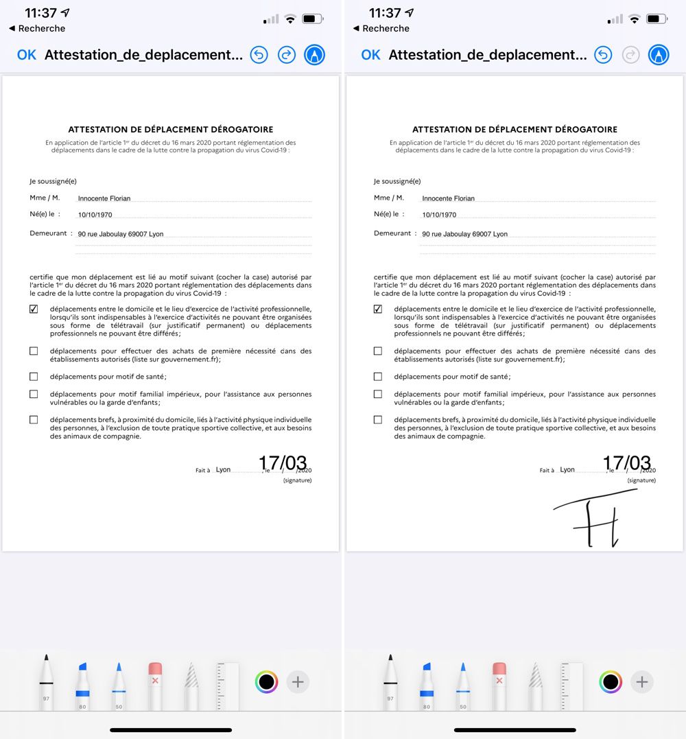 Attestation De Deplacement Comment L Utiliser Avec Son