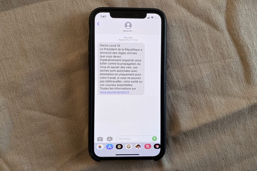 Coronavirus C Est Bien Un Sms Du Gouvernement Que Vous Avez Peut Etre Recu Igeneration