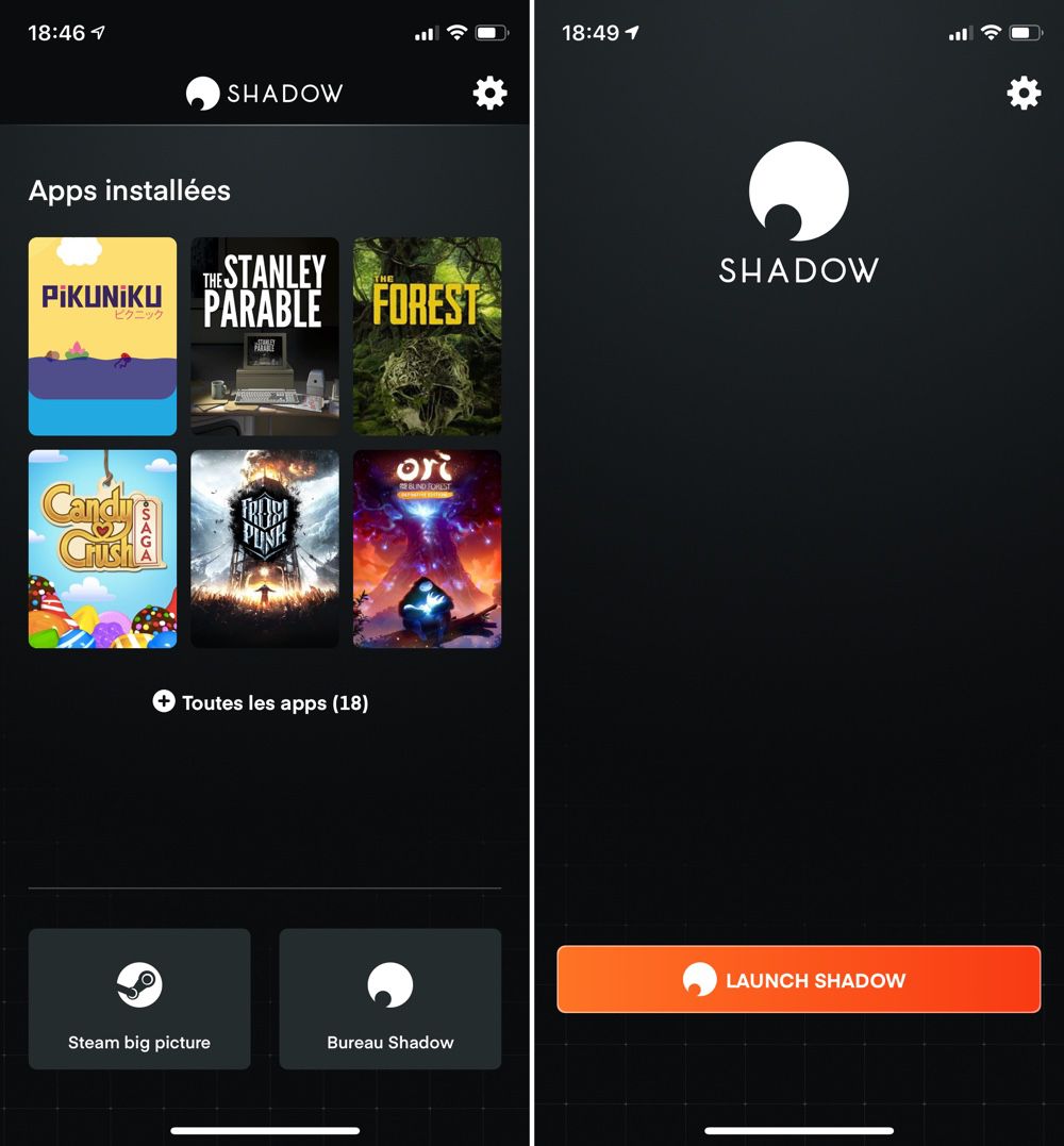 Un Retour De Shadow Sur Ios Sans Lanceur De Jeux Igeneration