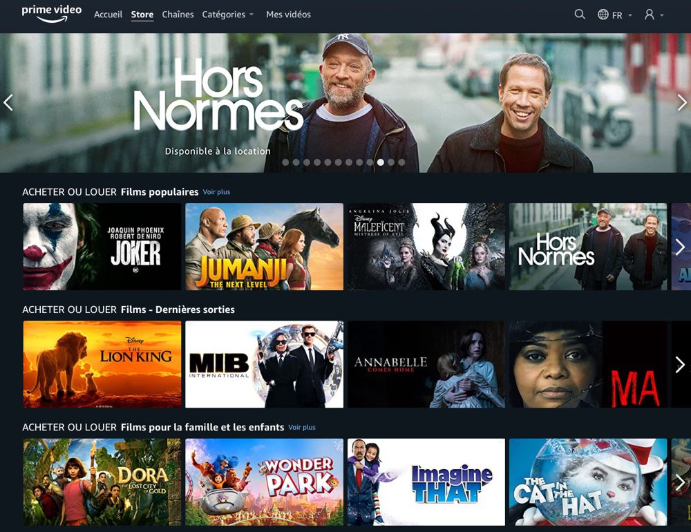 Amazon Prime Video offers movies for purchase and rental - Jobs in France