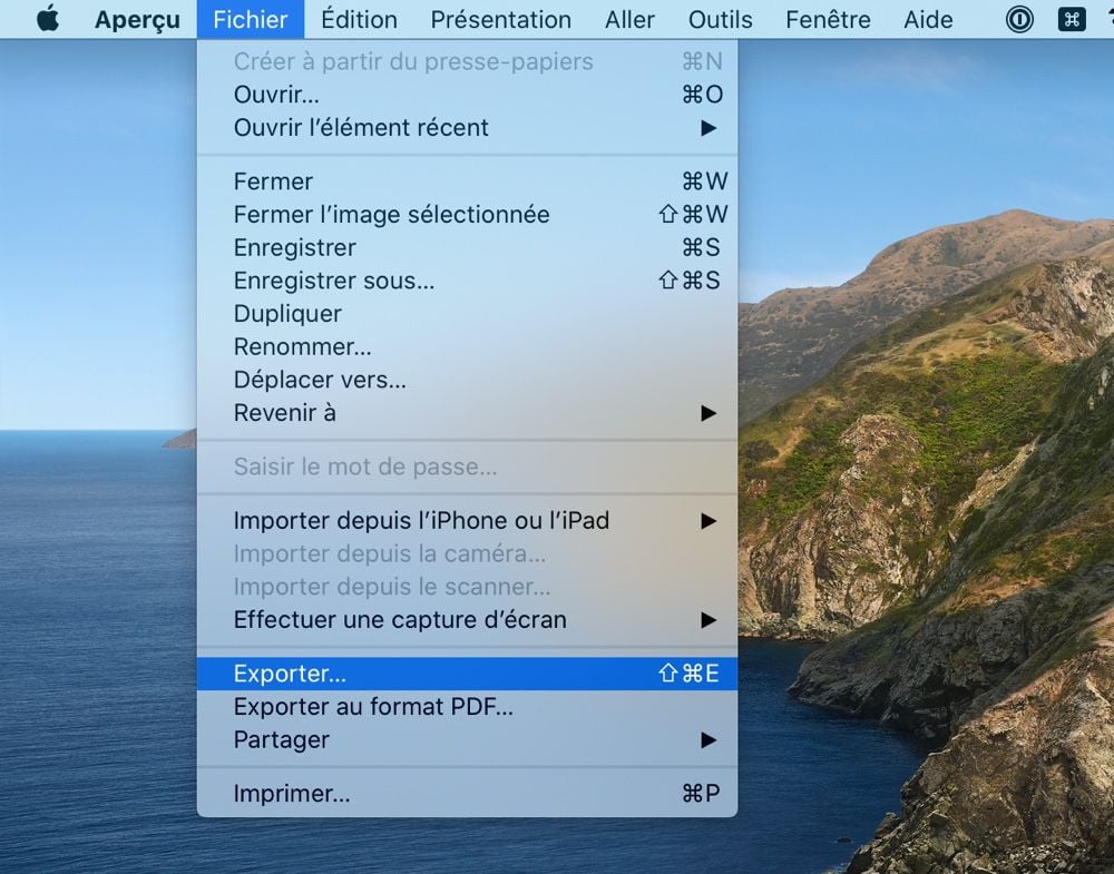 Disposition des caractères sur les claviers MacBook, Boîte ouverte mobile