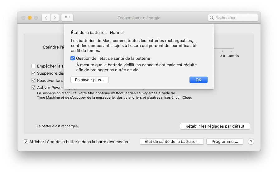 Pour Preserver La Batterie Des Macbook Air Et Pro Macos 10 15 5 Gere Mieux La Recharge Macgeneration