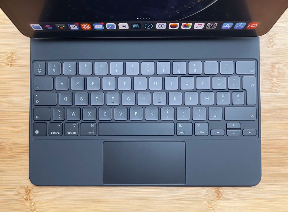 Avec le clavier Magic Keyboard, l'iPad Pro se donne des allures d'iMac