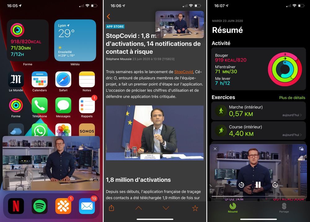 aplicativos iphone IOS14  Application telephone, Fond d'écran