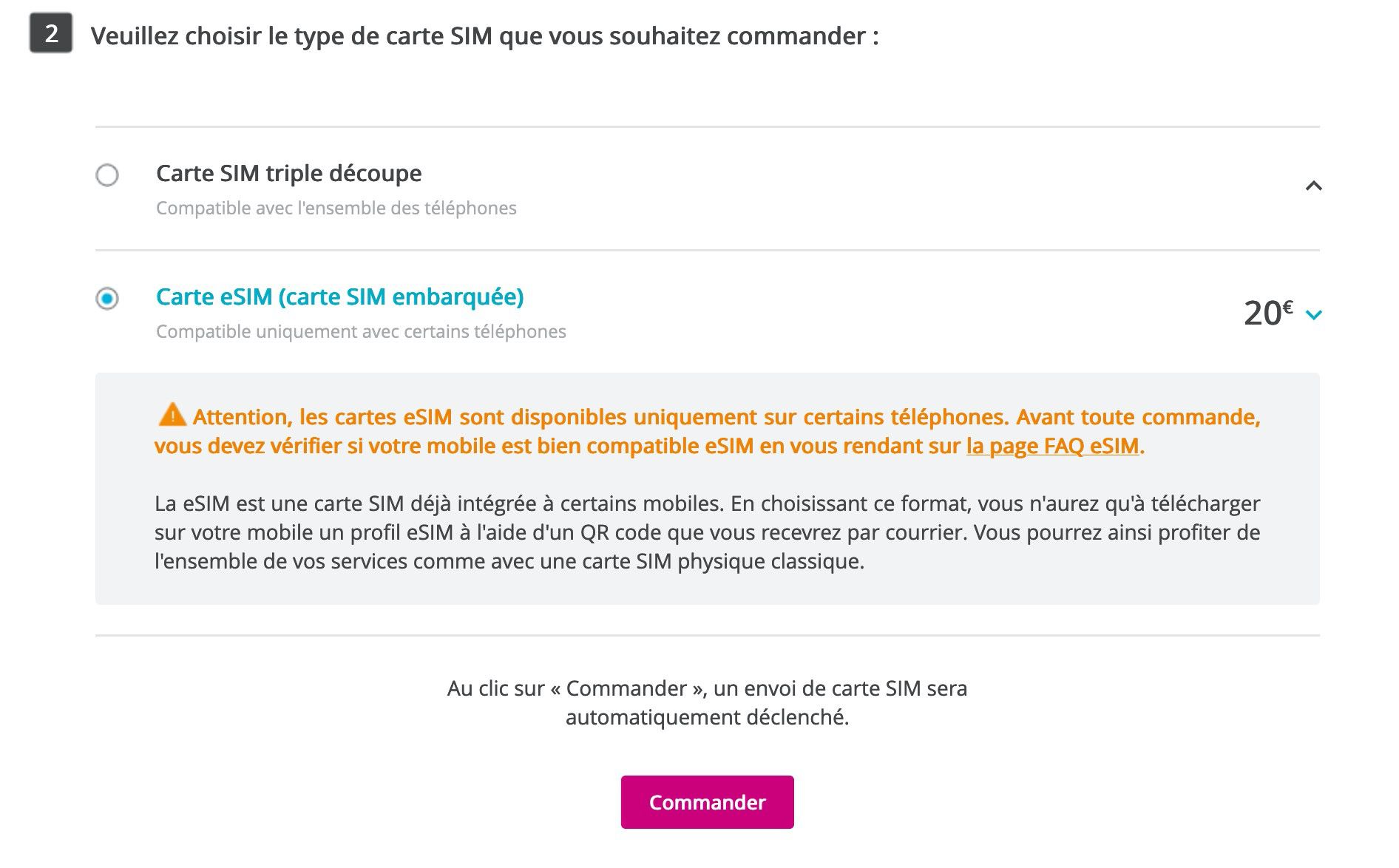 Les clients Bouygues peuvent commander l