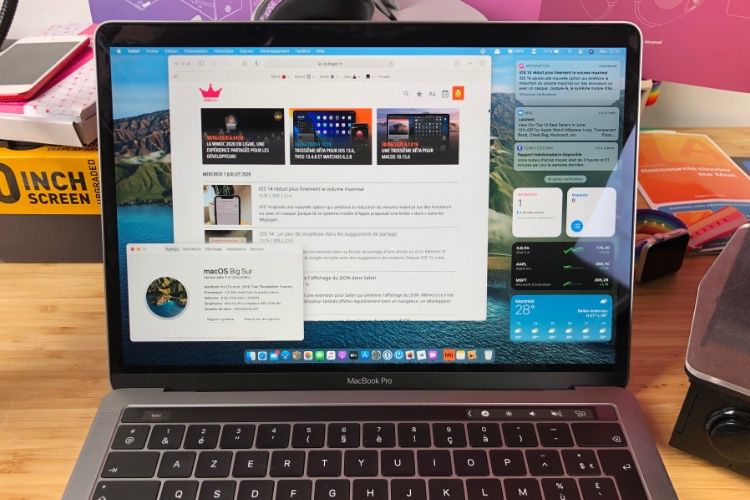 macOS Big Sur : la nouvelle interface comparée à celle de macOS Catalina