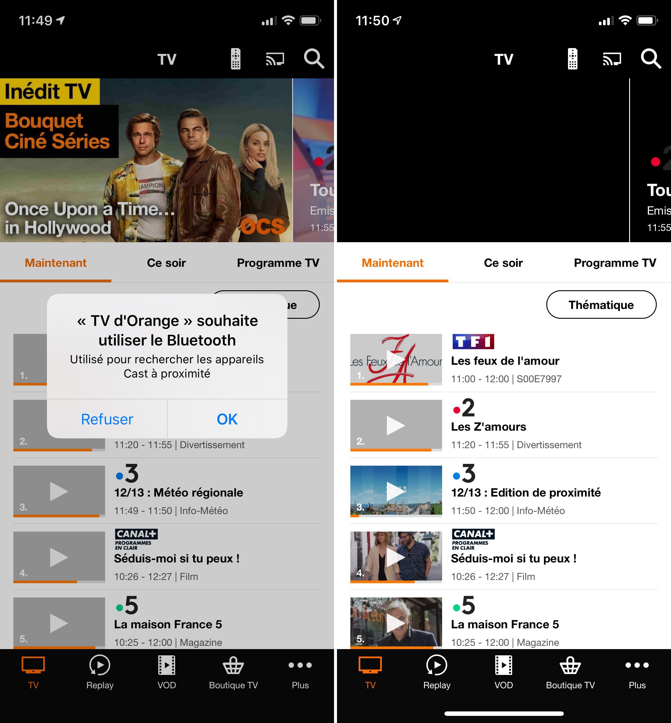 Application Orange Tv Sur Apple Tv