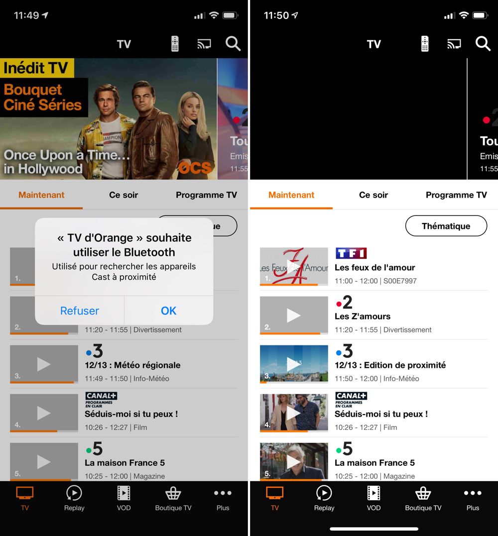 L'app TV d'Orange maintenant Chromecast (pour les clients avec décodeur)