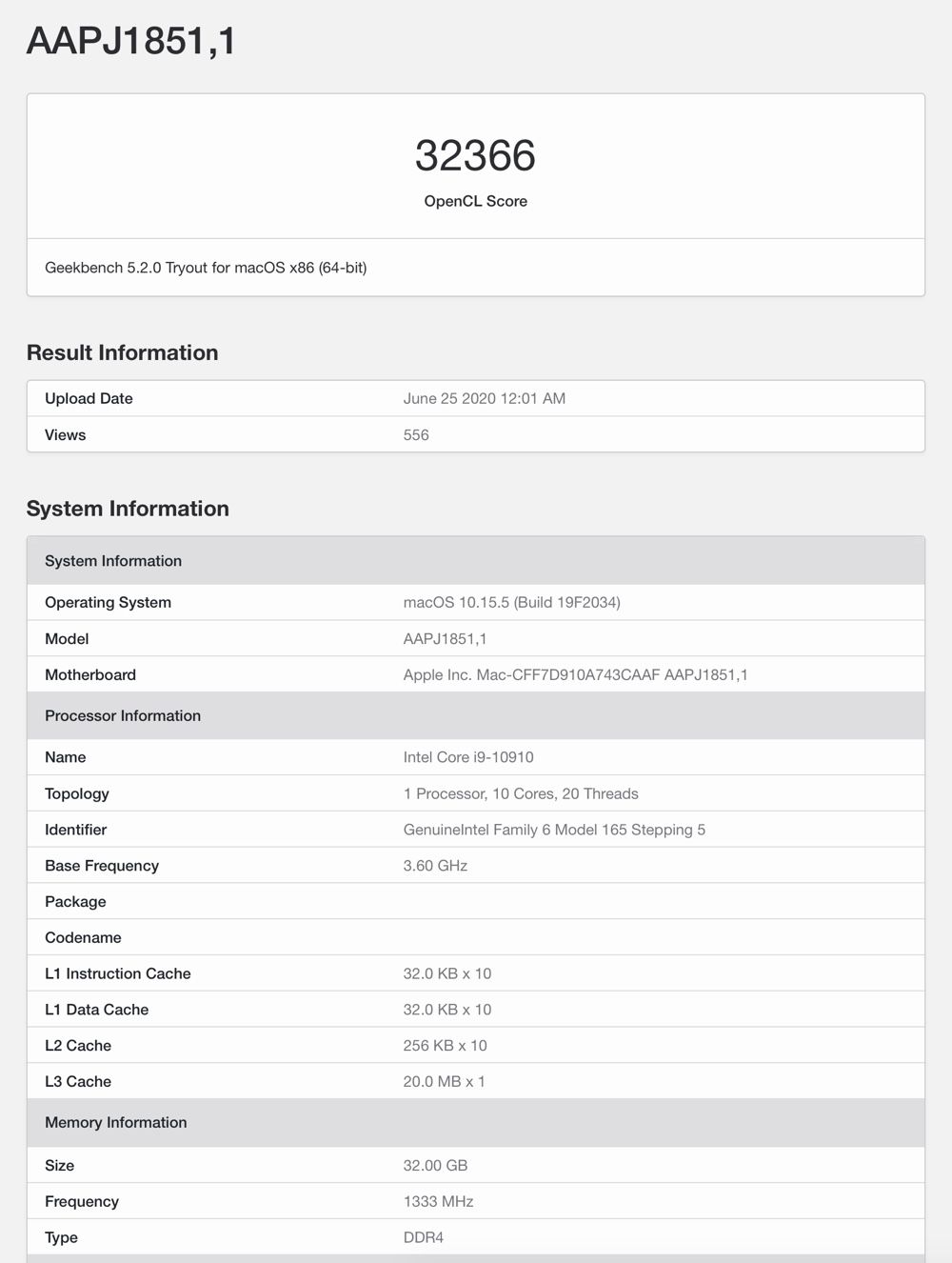 imac pro vs imac geekbench