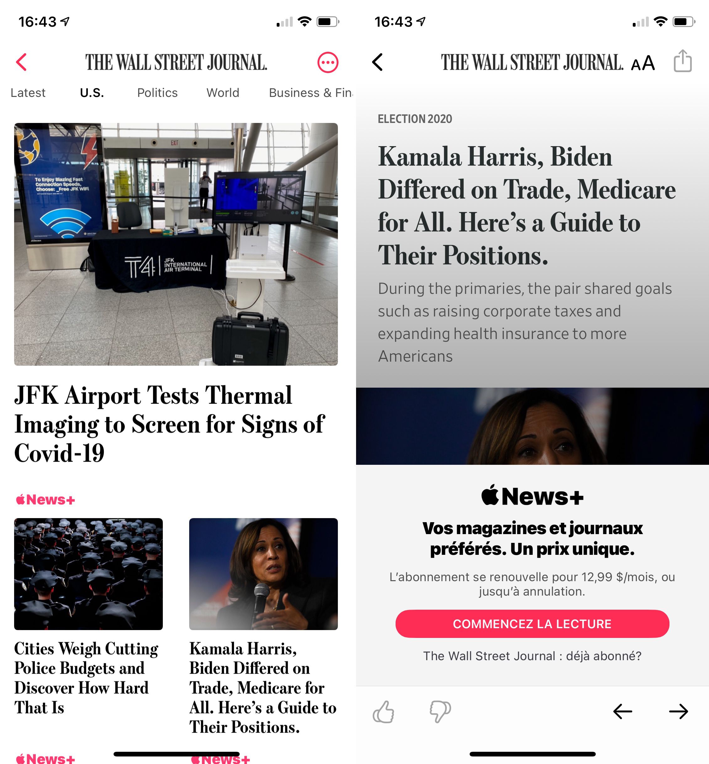 wall street journal app for mac